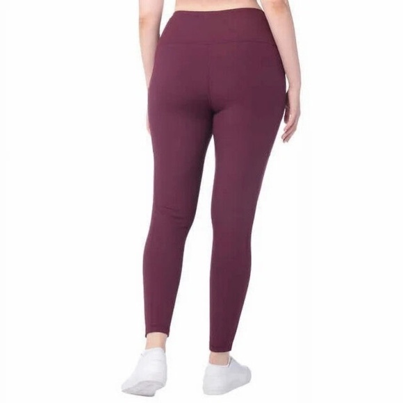 Lukka Lux Women's Ribbed Leggings with Side Pockets - Picture 2 of 4